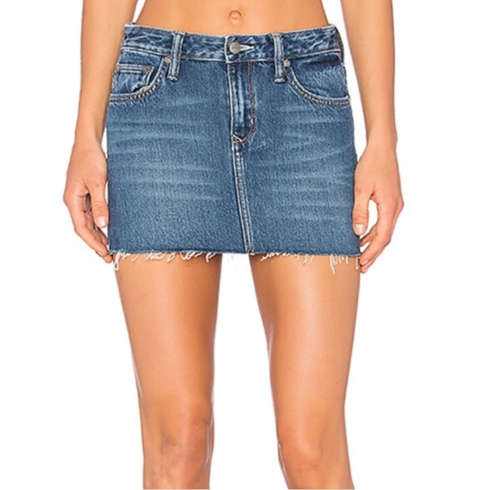 Lovers + Friends Denim skirt